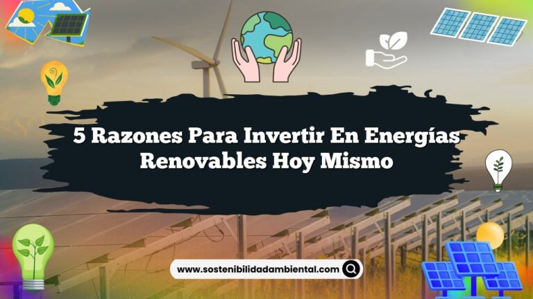 5 Razones para Invertir en Energías Renovables Hoy Mismo