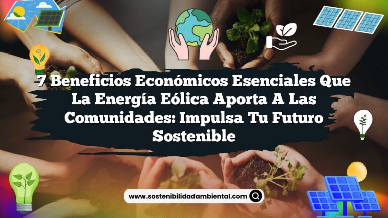 7 Beneficios Económicos Esenciales que la Energía Eólica Aporta a las Comunidades: Impulsa Tu Futuro Sostenible
