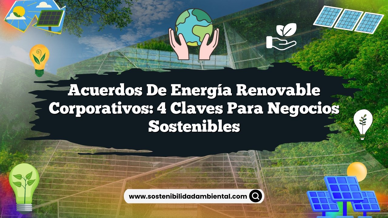 Acuerdos de Energía Renovable Corporativos: 4 Claves para Negocios Sostenibles