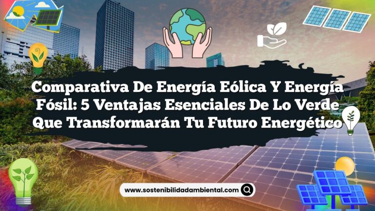 Comparativa de Energía Eólica y Energía Fósil: 5 Ventajas Esenciales de lo Verde que Transformarán tu Futuro Energético