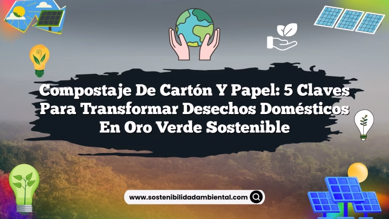 Imagen de Compostaje de Cartón y Papel: 5 Claves para Transformar Desechos Domésticos en Oro Verde Sostenible Compostaje de Cartón y Papel: 5 Claves para Transformar Desechos Domésticos en Oro Verde Sostenible