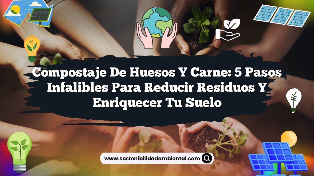 Compostaje de Huesos y Carne: 5 Pasos Infalibles para Reducir Residuos y Enriquecer tu Suelo