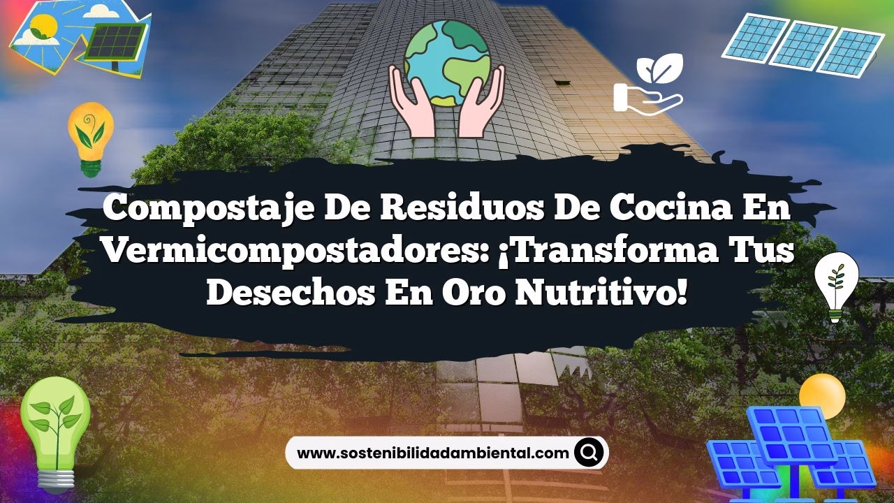 Compostaje de residuos de cocina en vermicompostadores: ¡Transforma tus desechos en oro nutritivo!