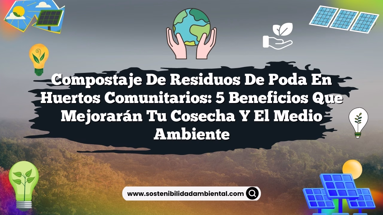 Compostaje de Residuos de Poda en Huertos Comunitarios: 5 Beneficios que Mejorarán tu Cosecha y el Medio Ambiente