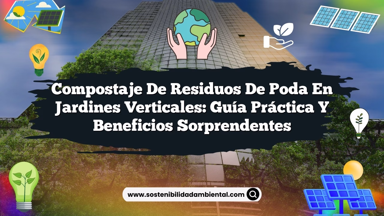 Compostaje de residuos de poda en jardines verticales: Guía práctica y beneficios sorprendentes