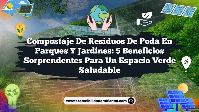 Compostaje de Residuos de Poda en Parques y Jardines: 5 Beneficios Sorprendentes para un Espacio Verde Saludable