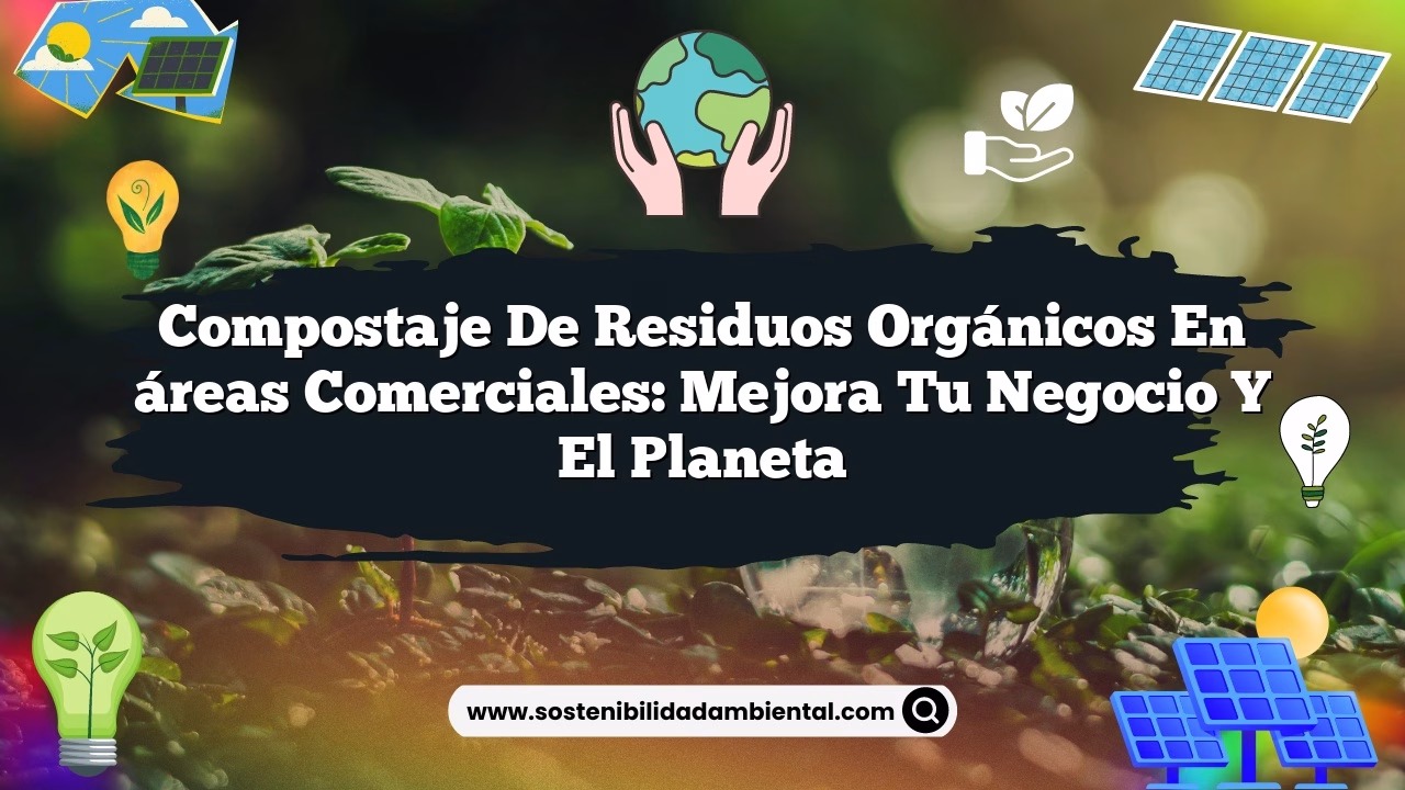 Compostaje de residuos orgánicos en áreas comerciales: Mejora tu negocio y el planeta