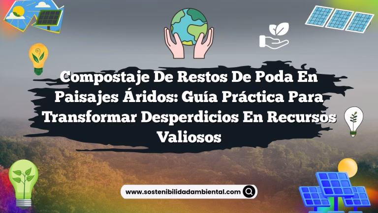 Imagen de Compostaje de Restos de Poda en Paisajes Áridos: Guía Práctica para Transformar Desperdicios en Recursos Valiosos Compostaje de Restos de Poda en Paisajes Áridos: Guía Práctica para Transformar Desperdicios en Recursos Valiosos