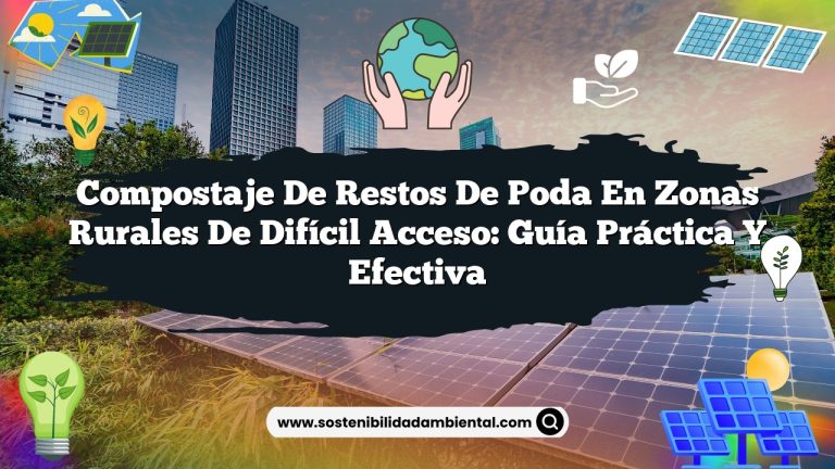 Imagen de Compostaje de restos de poda en zonas rurales de difícil acceso: Guía práctica y efectiva Compostaje de restos de poda en zonas rurales de difícil acceso: Guía práctica y efectiva