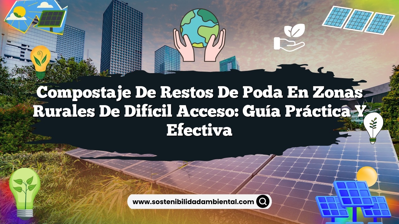 Compostaje de restos de poda en zonas rurales de difícil acceso: Guía práctica y efectiva