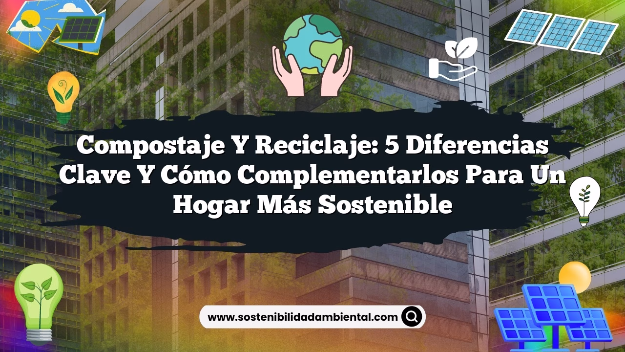 Compostaje y Reciclaje: 5 Diferencias Clave y Cómo Complementarlos para un Hogar Más Sostenible