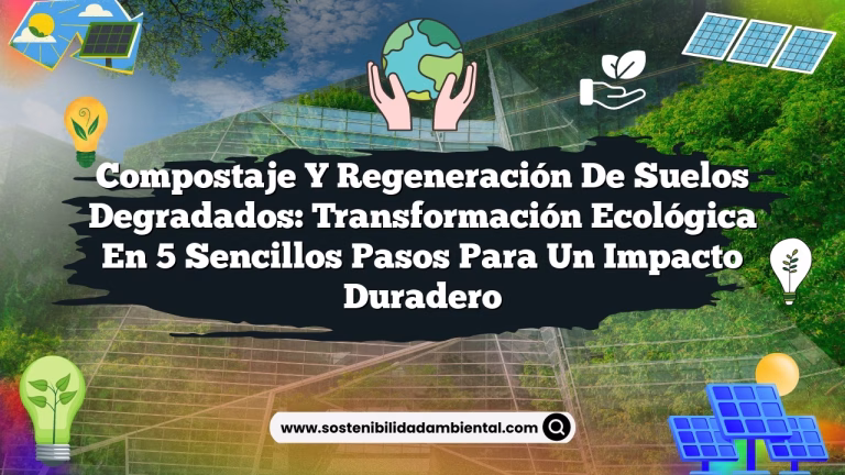 Imagen de Compostaje y Regeneración de Suelos Degradados: Transformación Ecológica en 5 Sencillos Pasos para un Impacto Duradero Compostaje y Regeneración de Suelos Degradados: Transformación Ecológica en 5 Sencillos Pasos para un Impacto Duradero