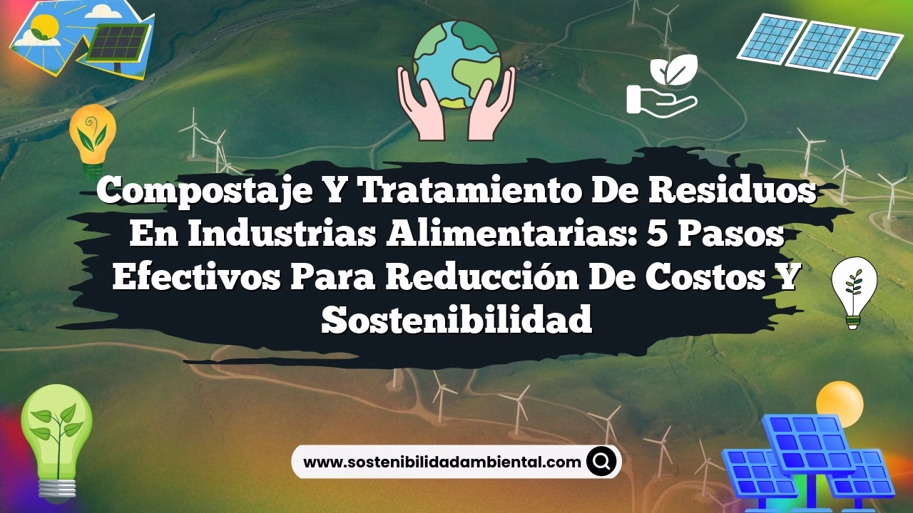 Compostaje y Tratamiento de Residuos en Industrias Alimentarias: 5 Pasos Efectivos para Reducción de Costos y Sostenibilidad