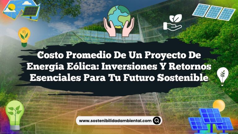 Costo Promedio de un Proyecto de Energía Eólica: Inversiones y Retornos Esenciales para Tu Futuro Sostenible