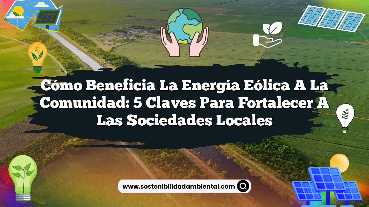 Cómo Beneficia la Energía Eólica a la Comunidad: 5 Claves para Fortalecer a las Sociedades Locales