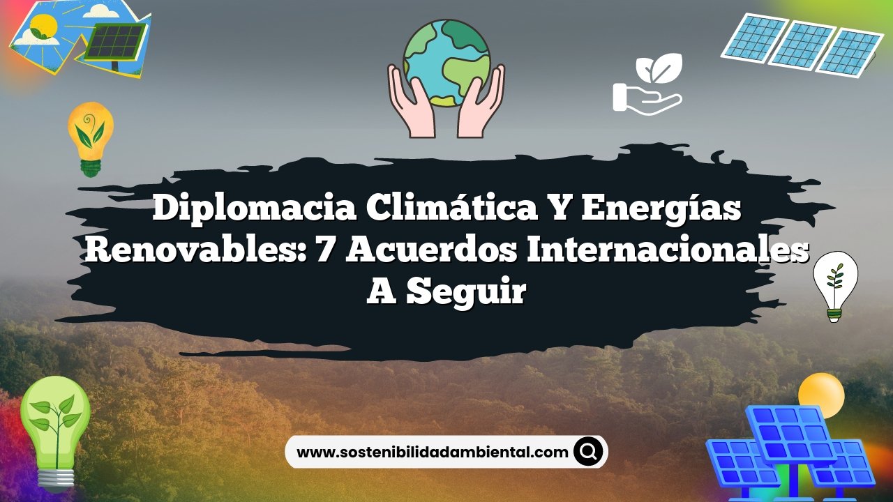 Diplomacia Climática y Energías Renovables: 7 Acuerdos Internacionales a Seguir