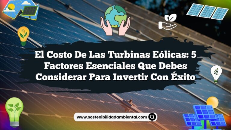 El Costo de las Turbinas Eólicas: 5 Factores Esenciales que Debes Considerar para Invertir con Éxito
