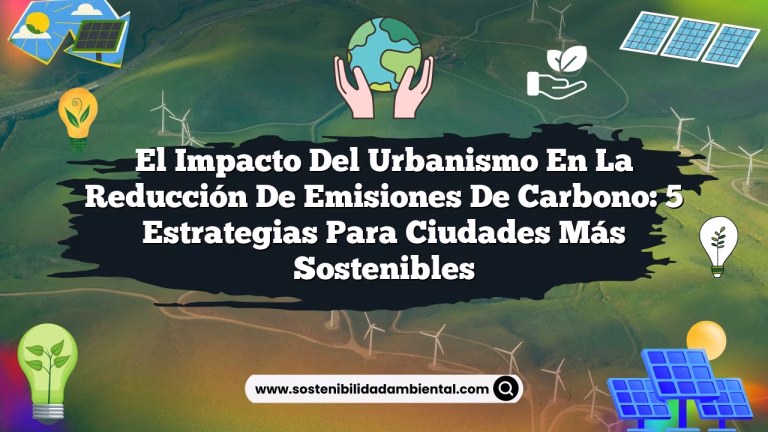 Imagen de El Impacto del Urbanismo en la Reducción de Emisiones de Carbono: 5 Estrategias para Ciudades Más Sostenibles El Impacto del Urbanismo en la Reducción de Emisiones de Carbono: 5 Estrategias para Ciudades Más Sostenibles