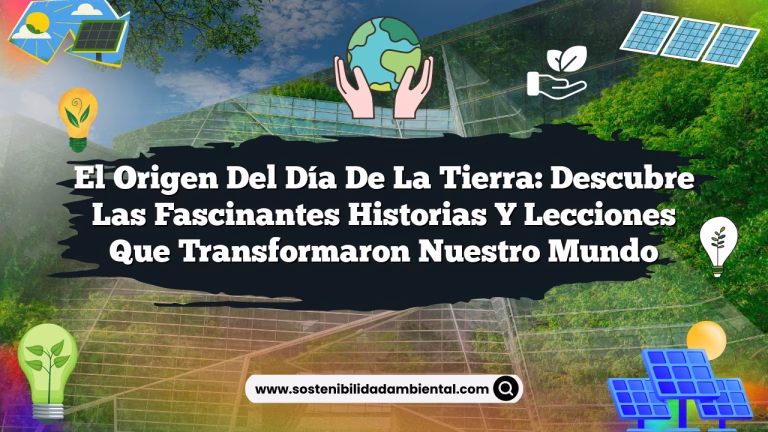 Imagen de El Origen del Día de la Tierra: Descubre las Fascinantes Historias y Lecciones que Transformaron Nuestro Mundo El Origen del Día de la Tierra: Descubre las Fascinantes Historias y Lecciones que Transformaron Nuestro Mundo