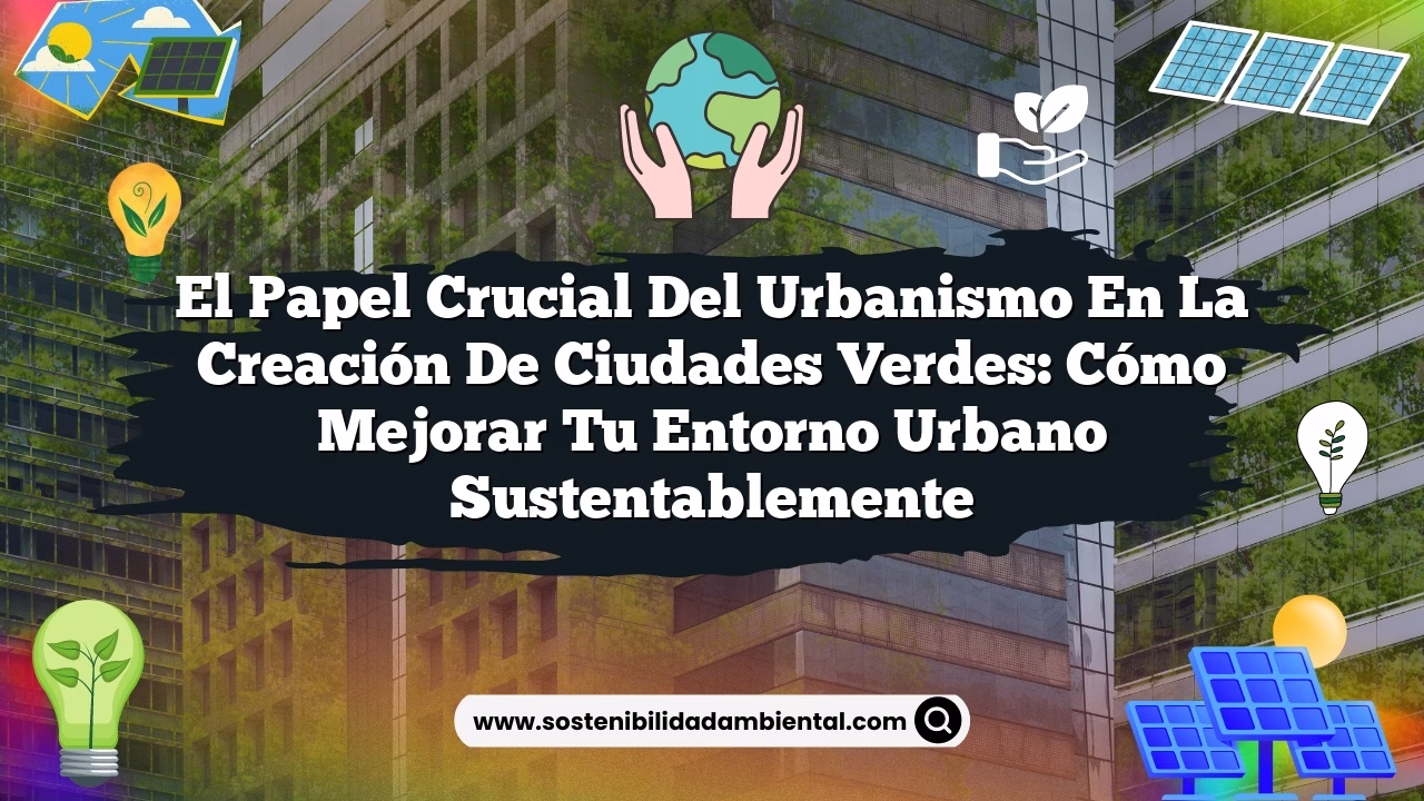 El Papel Crucial del Urbanismo en la Creación de Ciudades Verdes: Cómo Mejorar tu Entorno Urbano Sustentablemente