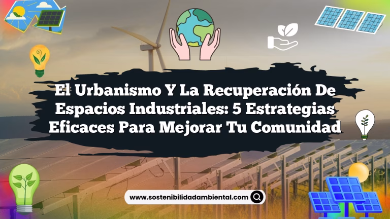 El Urbanismo y la Recuperación de Espacios Industriales: 5 Estrategias Eficaces para Mejorar Tu Comunidad