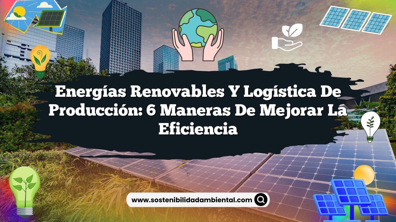 Energías Renovables Y Logística De Producción: 6 Maneras De Mejorar La ...