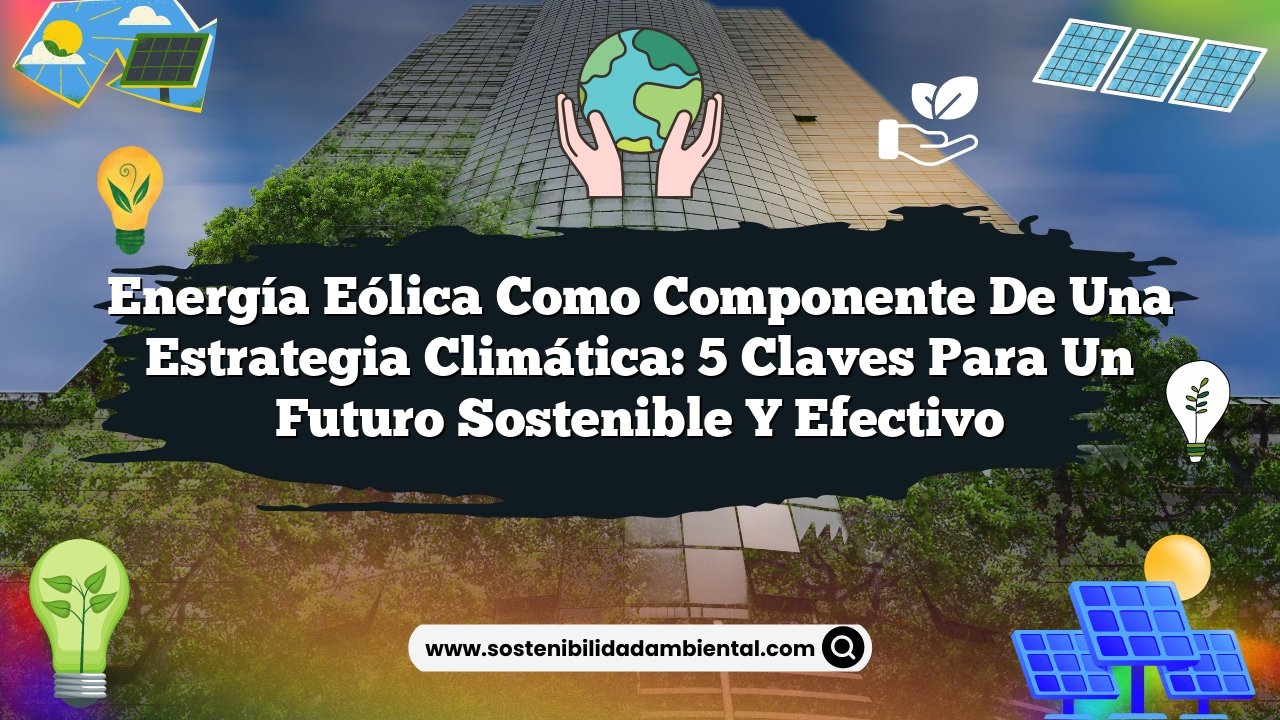 Energía Eólica como Componente de una Estrategia Climática: 5 Claves para un Futuro Sostenible y Efectivo