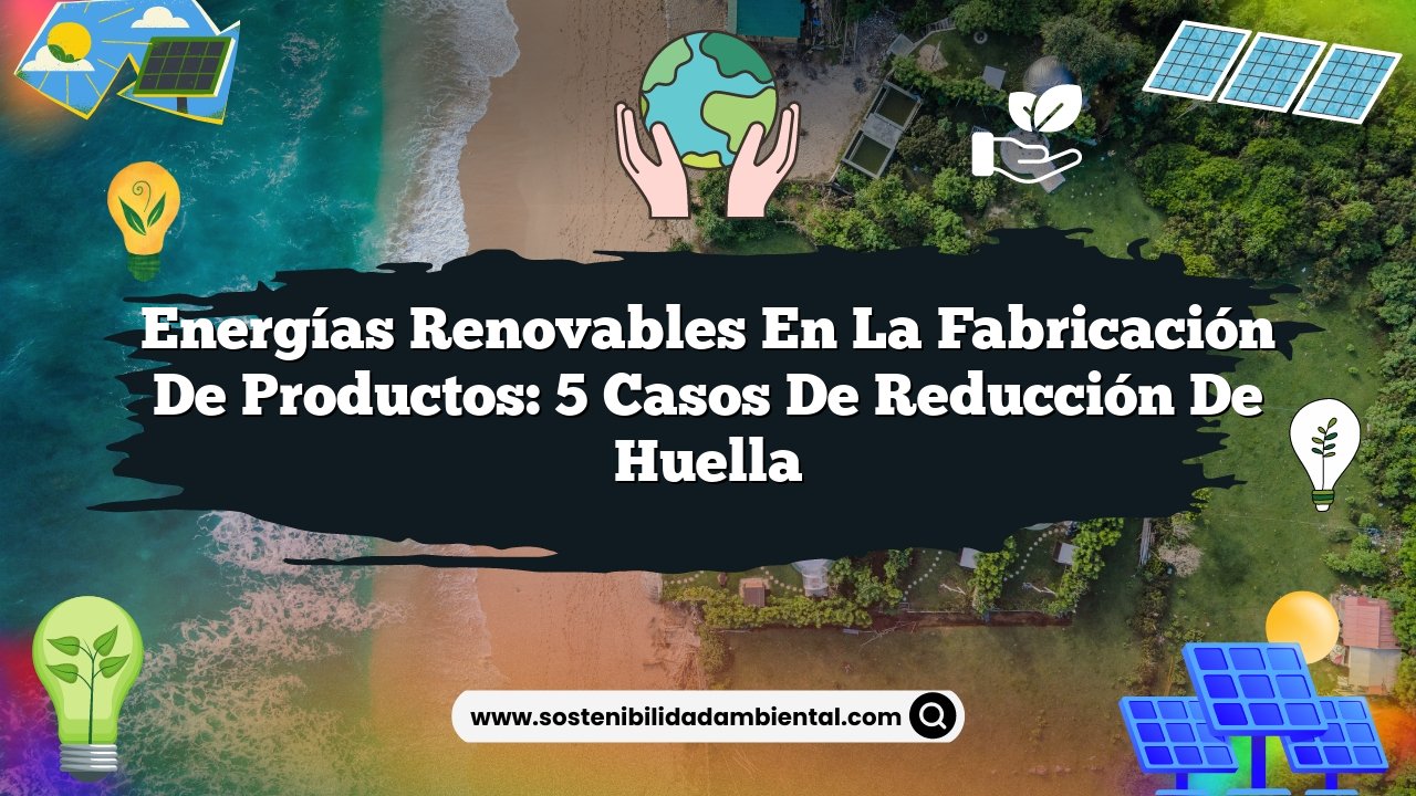 Energías Renovables en la Fabricación de Productos: 5 Casos de Reducción de Huella