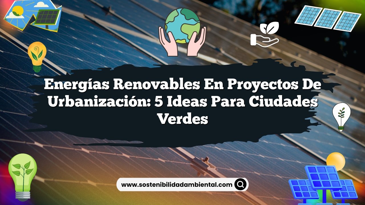Energías Renovables en Proyectos de Urbanización: 5 Ideas para Ciudades Verdes