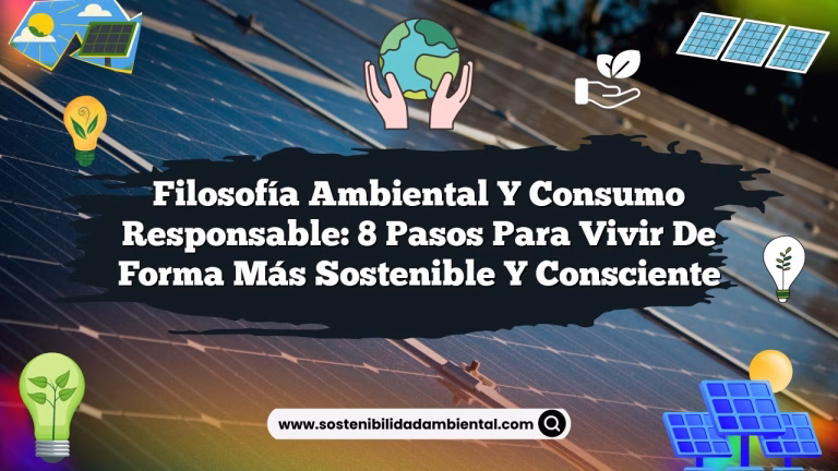 Imagen de Filosofía Ambiental y Consumo Responsable: 8 Pasos para Vivir de Forma Más Sostenible y Consciente Filosofía Ambiental y Consumo Responsable: 8 Pasos para Vivir de Forma Más Sostenible y Consciente