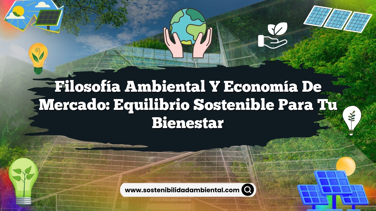 Filosofía ambiental y economía de mercado: Equilibrio sostenible para tu bienestar