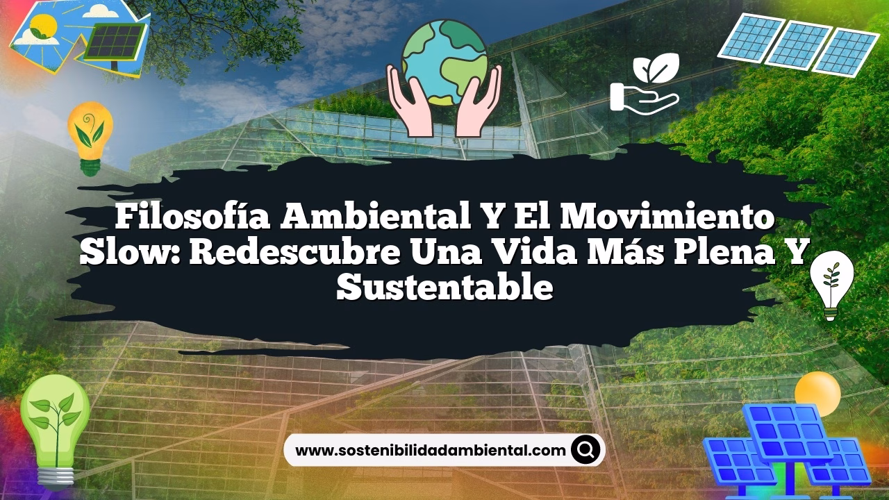 Filosofía Ambiental y el Movimiento Slow: Redescubre una Vida más Plena y Sustentable