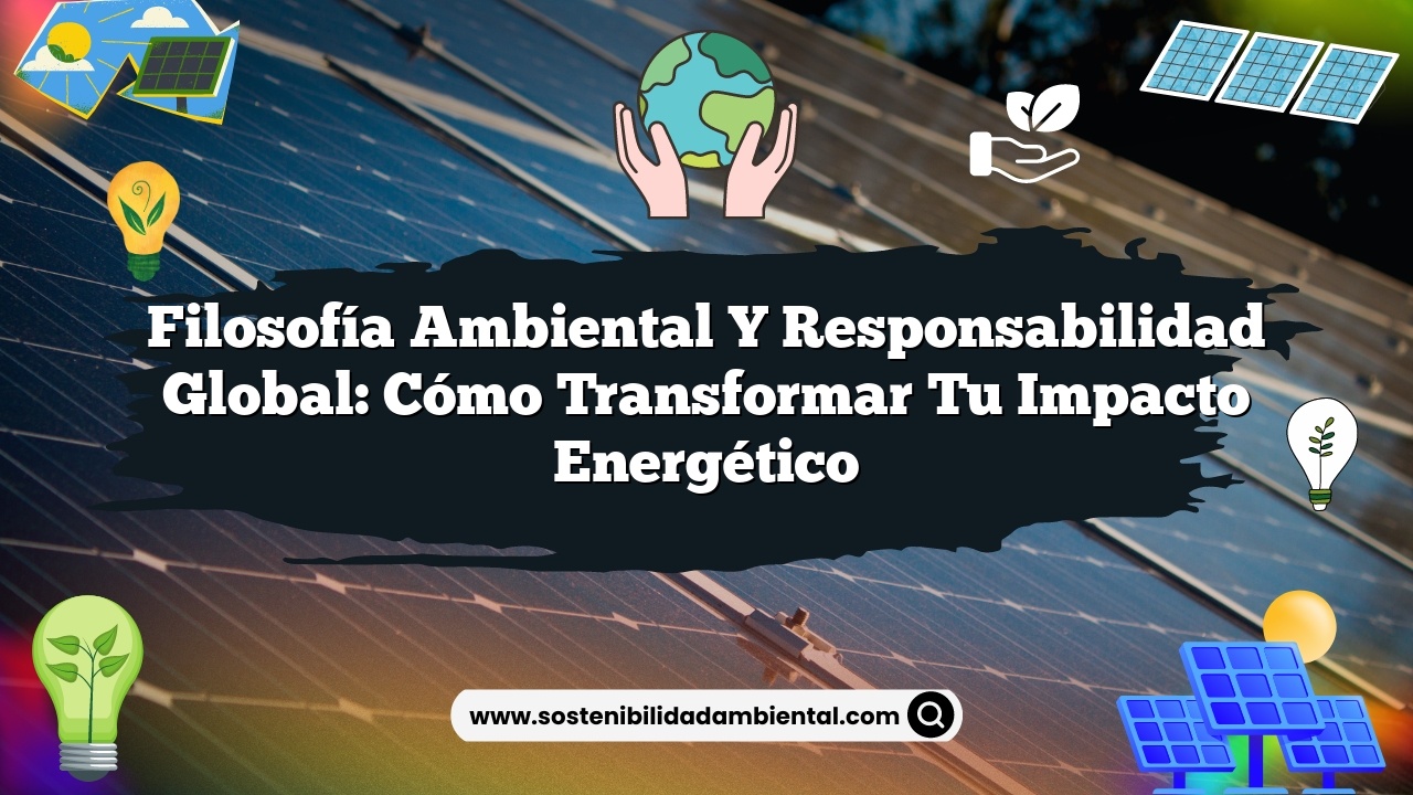 Filosofía ambiental y responsabilidad global: Cómo Transformar Tu Impacto Energético