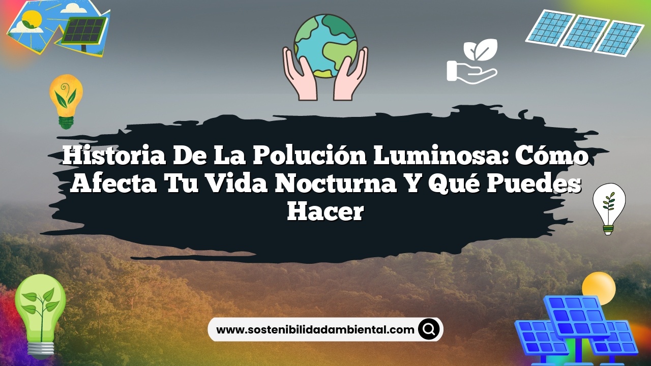 Historia de la polución luminosa: cómo afecta tu vida nocturna y qué puedes hacer