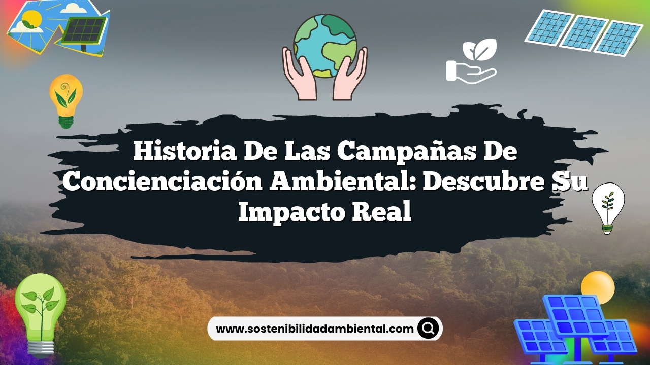 Historia de las campañas de concienciación ambiental: Descubre su Impacto Real