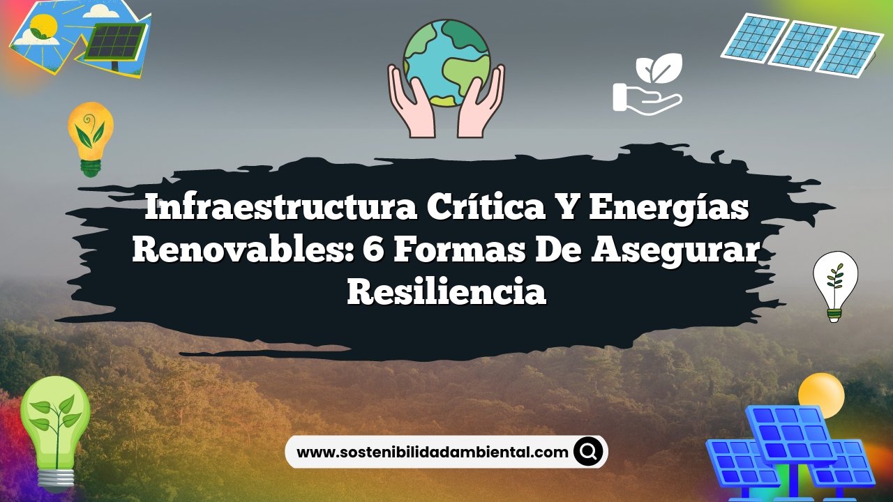 Infraestructura Crítica y Energías Renovables: 6 Formas de Asegurar Resiliencia