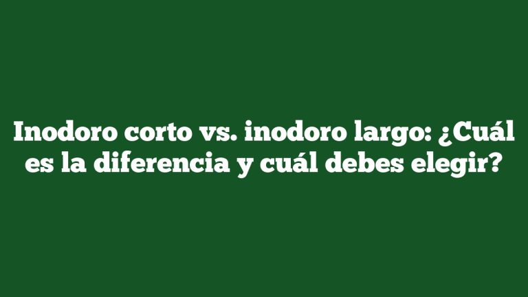 Inodoro corto vs. inodoro largo: ¿Cuál es la diferencia y cuál debes elegir?