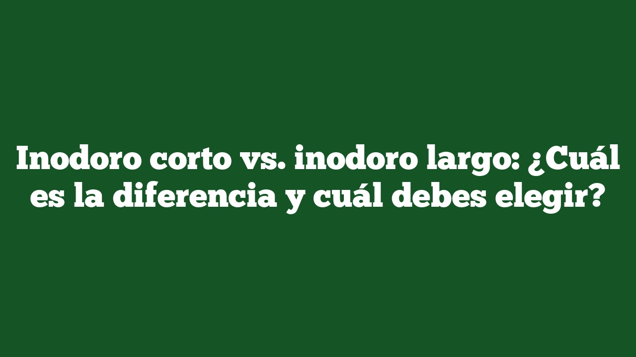 Inodoro corto vs. inodoro largo: ¿Cuál es la diferencia y cuál debes elegir?