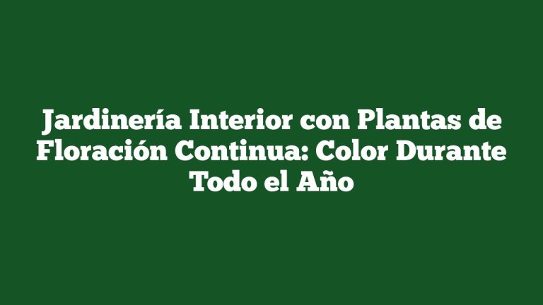 Imagen de Jardinería Interior con Plantas de Floración Continua: Color Durante Todo el Año Jardinería Interior con Plantas de Floración Continua: Color Durante Todo el Año