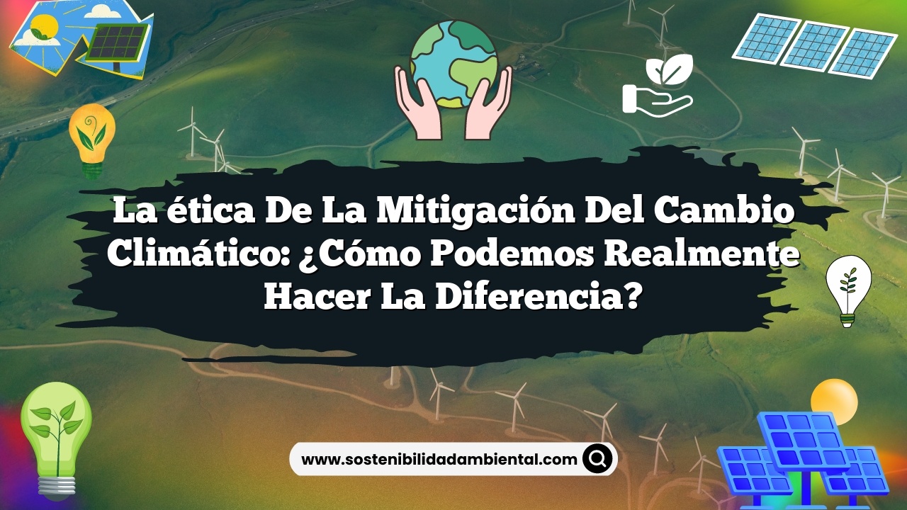 La ética de la mitigación del cambio climático: ¿Cómo podemos realmente hacer la diferencia?