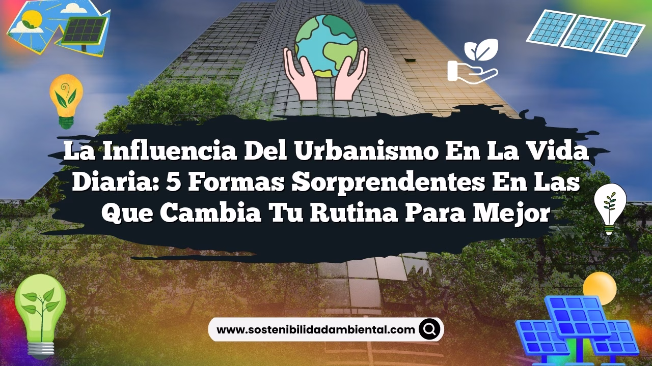 La influencia del urbanismo en la vida diaria: 5 formas sorprendentes en las que cambia tu rutina para mejor