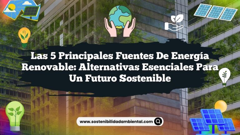 Las 5 Principales Fuentes de Energía Renovable: Alternativas Esenciales para un Futuro Sostenible