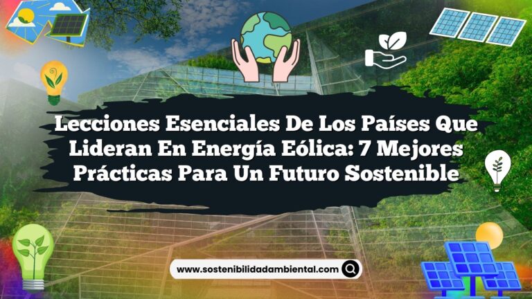 Imagen de Lecciones Esenciales de los Países que Lideran en Energía Eólica: 7 Mejores Prácticas para un Futuro Sostenible Lecciones Esenciales de los Países que Lideran en Energía Eólica: 7 Mejores Prácticas para un Futuro Sostenible