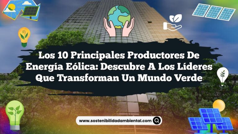 Los 10 Principales Productores de Energía Eólica: Descubre a los Líderes que Transforman un Mundo Verde