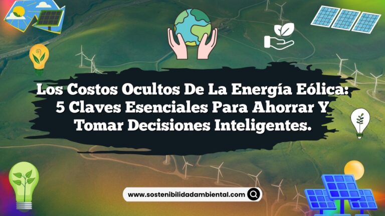 Los Costos Ocultos de la Energía Eólica: 5 Claves Esenciales para Ahorrar y Tomar Decisiones Inteligentes.