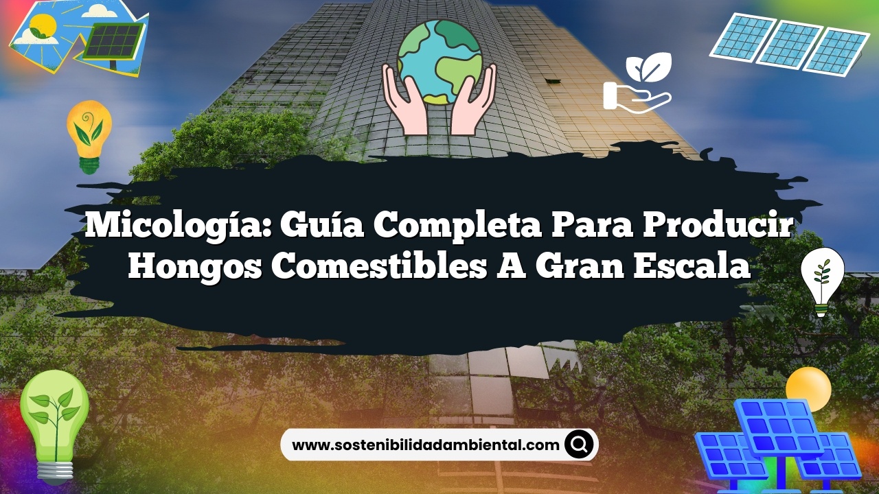 Micología: Guía completa para producir hongos comestibles a gran escala