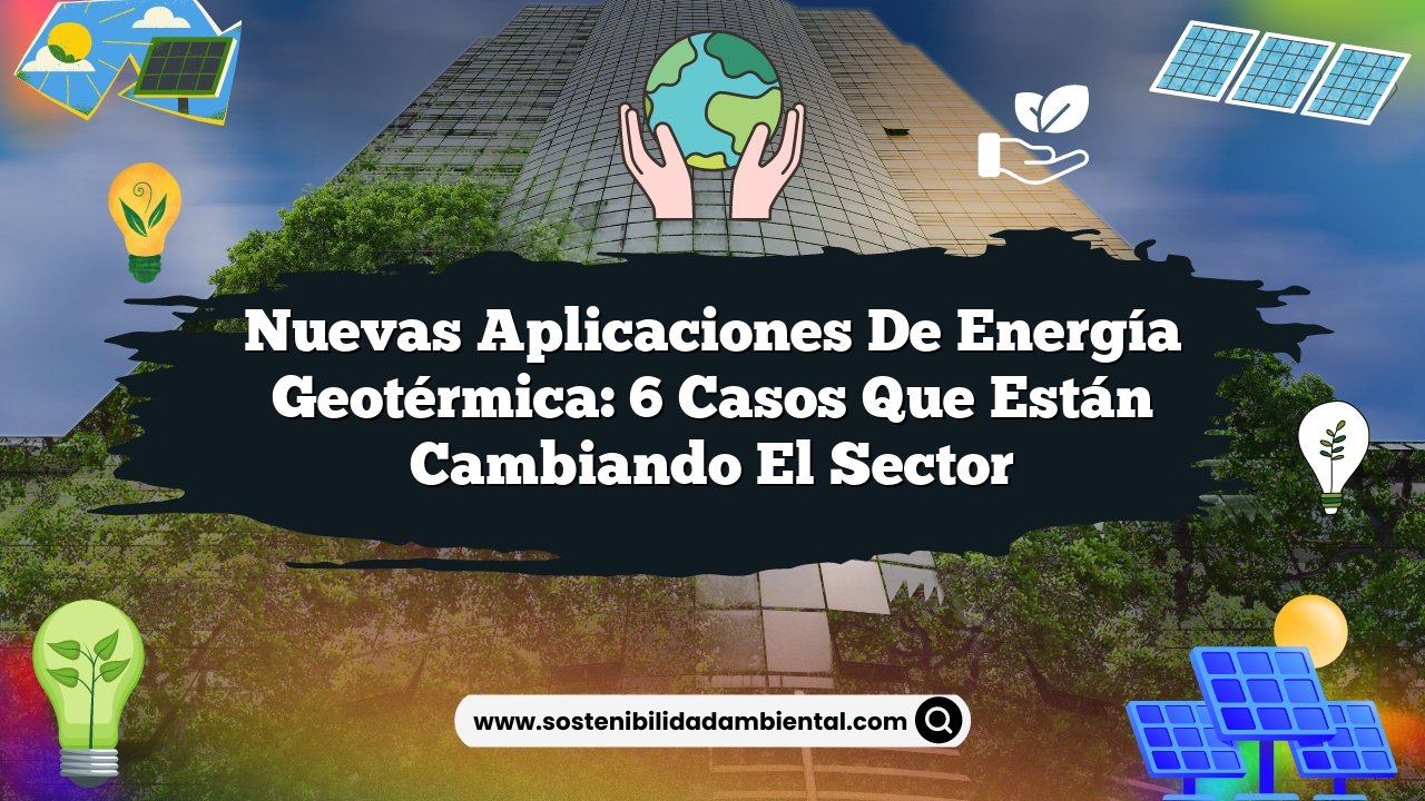 Nuevas Aplicaciones de Energía Geotérmica: 6 Casos que Están Cambiando el Sector