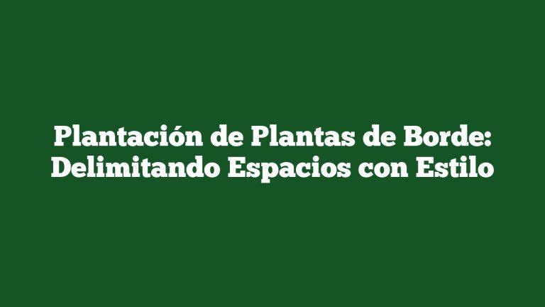 Imagen de Plantación de Plantas de Borde: Delimitando Espacios con Estilo Plantación de Plantas de Borde: Delimitando Espacios con Estilo