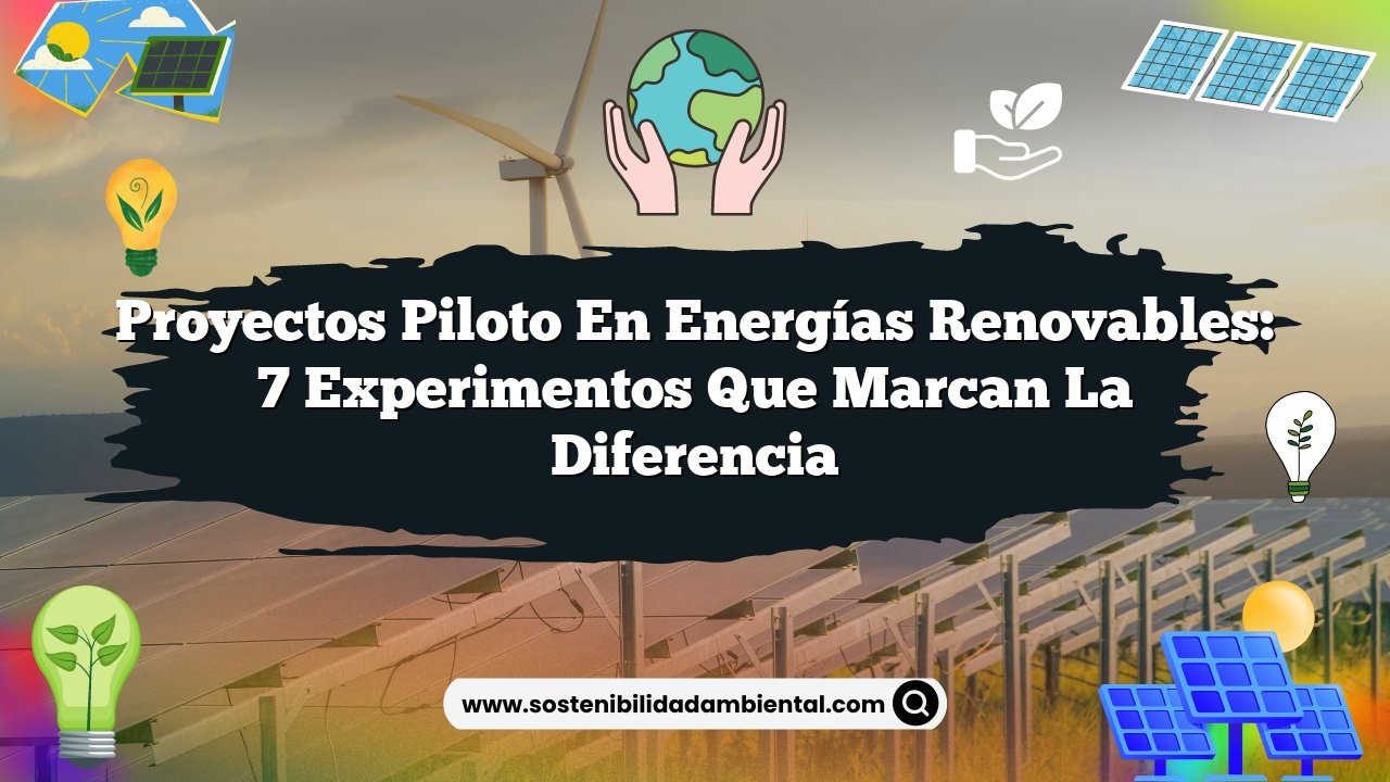 Proyectos Piloto en Energías Renovables: 7 Experimentos que Marcan la Diferencia