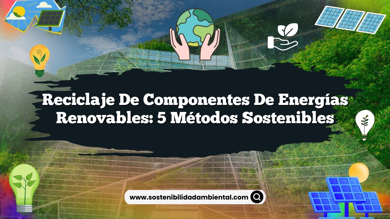 Reciclaje de Componentes de Energías Renovables: 5 Métodos Sostenibles